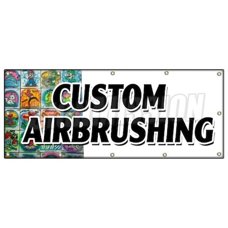 Signmission CUSTOM AIRBRUSHING BANNER SIGN artistic car auto murals air brushing B-120 Custom Airbrushing